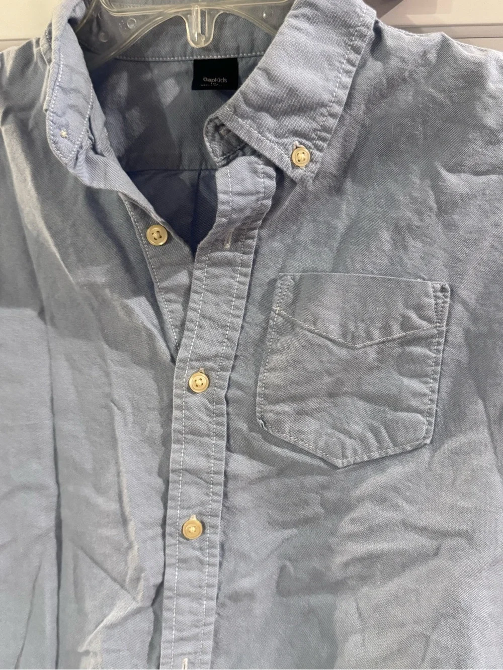 GAP Light Blue Button-Down Oxford Shirt